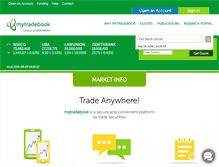 Tablet Screenshot of mytradebook.com